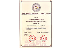 2012年度中国轻工业搪瓷行业十强企业